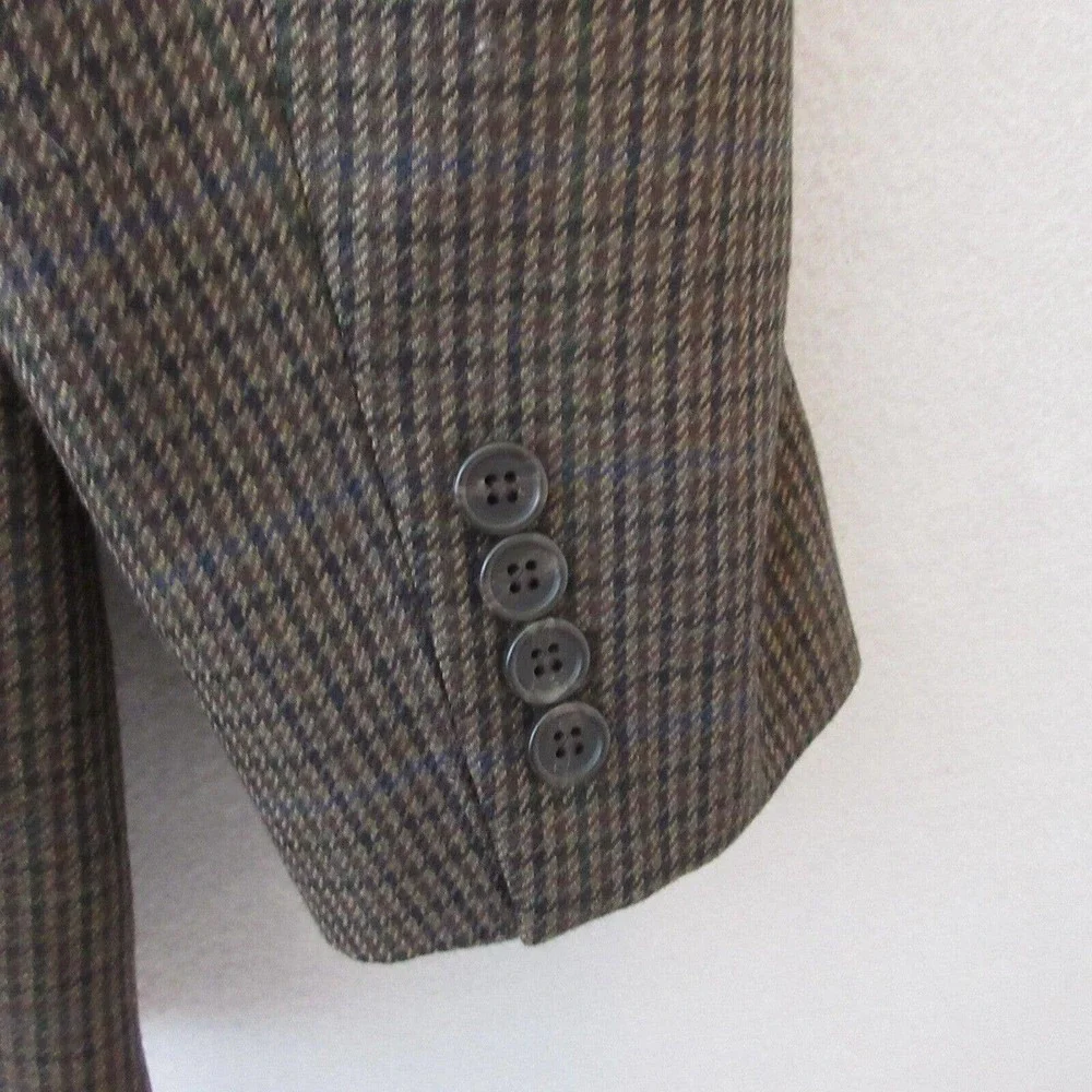 Lauren Ralph Lauren Plaid 100% Wool‎ Blazer